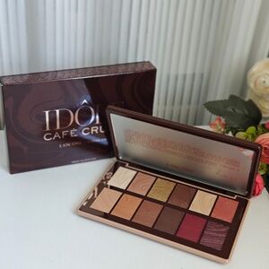 New Lancome IDOLE Cafe Crush x Sheika Daley 12 Eyeshadow Palette w/ Mirror